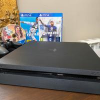 PS4 (PlayStation 4) slim + Fifa23 + Fifa18+ GTA
