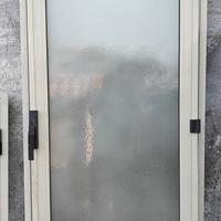 Porta finestra in alluminio 71x224.5 vetro camera 