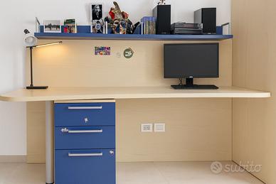 Cameretta azzurra moderna