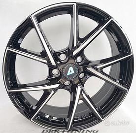 Cerchi lega 17 ALUTEC ADX01 Black Diam FORD PEUGEO