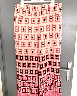 ZARA PANTALONI ROSA TG XL