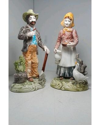 Statue in ceramica vintage