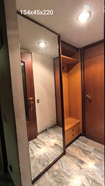 Mobile Ingresso Completo con Specchio e Guardaroba