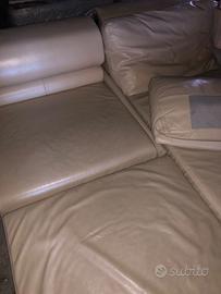 Divano Doimo in vera pelle sfoderabile – 4 moduli