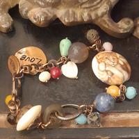 Bracciale Artigianale  Tratti Rari Gatti E Pietre 