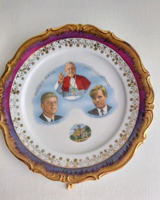 Piatto commemorativo Vintage Anni 60