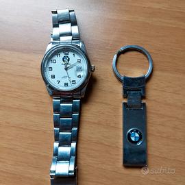 Orologio e portachiavi BMW
