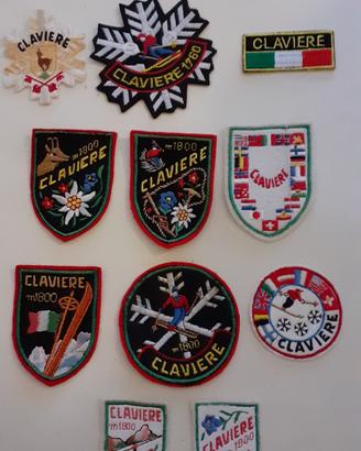 Stemmi ricamati Claviere