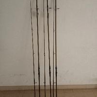 canne da pesca e piombi