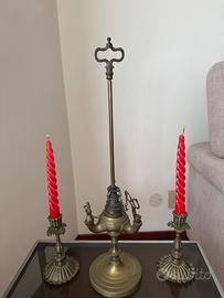 Coppia candelabri e spegni/aggiusta candele