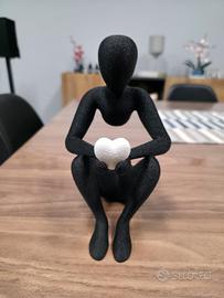 Statuetta con cuore 