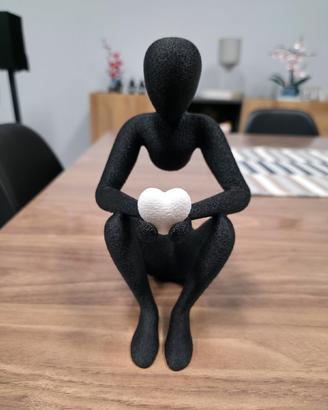 Statuetta con cuore 