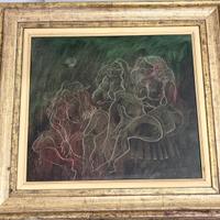 Olio Su tela Aguzzoli