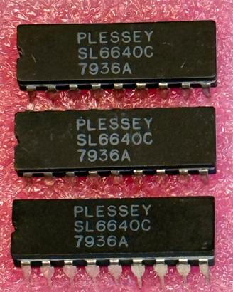 SL6640C Plessey IF/AF for FM