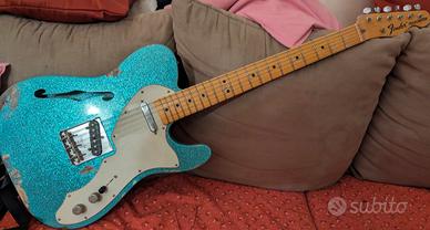 Fender Telecaster Thinline '60s-Sparkle Seafoam