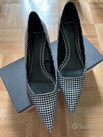 Décolleté bianche e nere Bershka