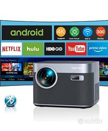 videoproiettore più telo 