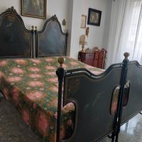 A F F A R E :Letto fine 800 con dipinti