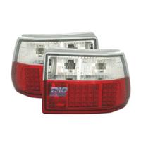 FANALI OPEL ASTRA F 91-98 LED ROSSO CROMATO