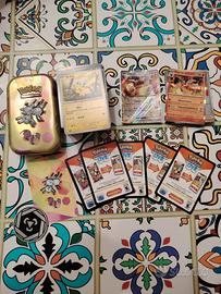 199 carte pokemon e tin magneton