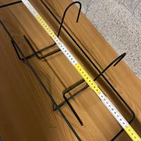 Portavasi da Ringhiera in Metallo Nero – L 50cm