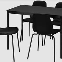 Tavolo pranzo scrivania nero