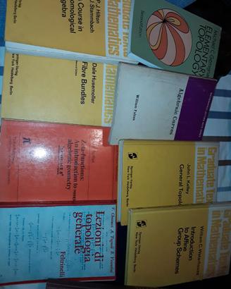 libri geometria differenziale algebrica topologia