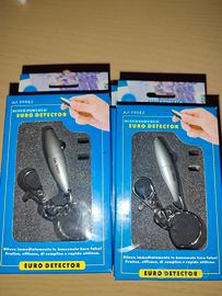 lotto 10 portachiavi Euro Detector 