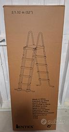 Scala intex nuova per piscine altezza 1.32 mt