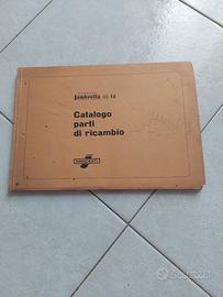 Catalogo parti di ricambio orig. Lambretta 150 fd