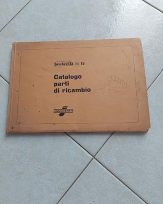 Catalogo parti di ricambio orig. Lambretta 150 fd