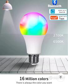 2 lampadine tuya smart bluetooth 