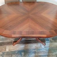 Tavolo classico radica noce