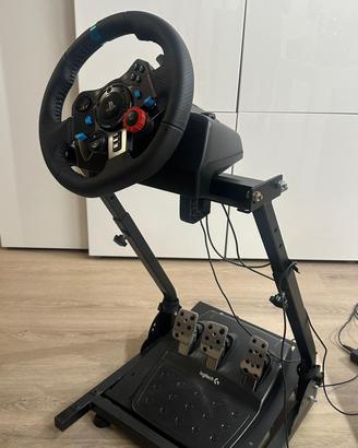 Volante Logitech G29 completo con stand PS3/PS4