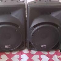 COPPIA CASSE ATTIVE AMPLIFICATE  SM PS110A