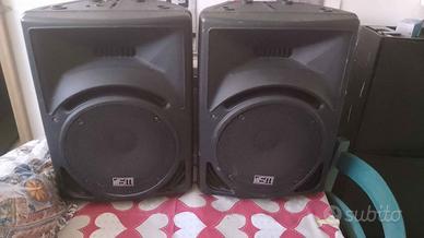 COPPIA CASSE ATTIVE AMPLIFICATE  SM PS110A