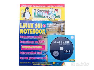 Rivista Linux & C. 45 con DVD Slackware e SuSE