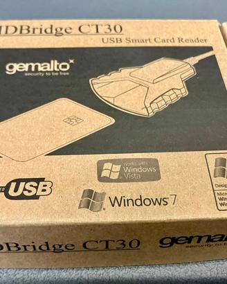Gemalto IDBridge CT30 – Lettore USB Smart Card / C