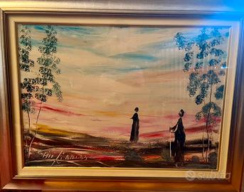 Lotto 5 dipinti Orazio Giuliani firmati e bollati