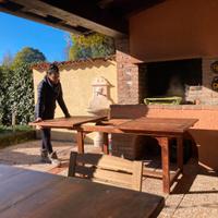 Tavolo da Giardino Allungabile in Legno 160/220x90
