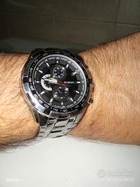 orologio subacqueo 30 MT acciaio elegante 