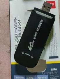 ROUTER MODEM PORTATILE 4G LTE (CON SIM) 