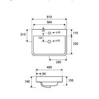 Lavabo Da Appoggio LT 4025 Karag