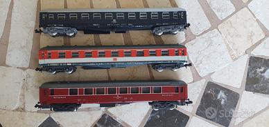 Lima Italia trenini Scala N Lotto Carrozze  F