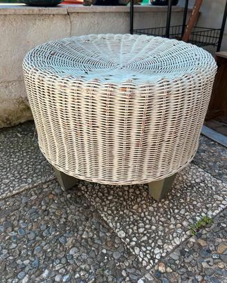 tavolino di vimini