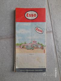 Carta stradale Esso 1959