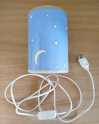 Lampada a muro azzurra con stelle e luna IKEA