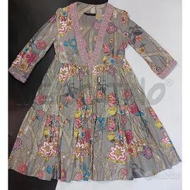 ABITO DONNA GRIGIO PERLINE TWINSET