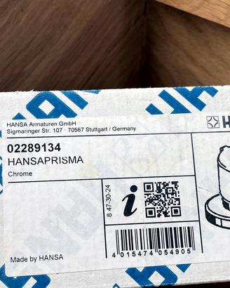 Ricambio rubinetto Hansa cromato nuovo