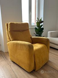 Poltrona relax elettrica con funzione alzapercona